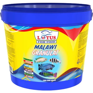 Malawi Granulat Yunus Sarı Prenses Ahli Ciklet Yüksek Protein Balık Yemi 3 kg