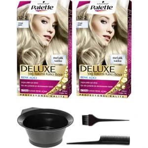 2’li Palette Deluxe 12-2 Titan Sarı Saç Boyası ve Saç Boyama Seti