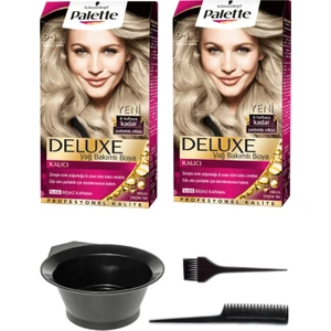 2’li Palette Deluxe 9-1 Küllü Sarı Saç Boyası ve Saç Boyama Seti