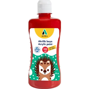 Okul Akriliği 500 ml - Kırmızı