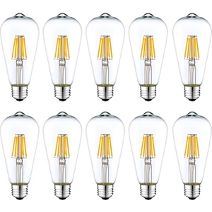 ST64 LED Rustik Ampul 6500K Beyaz 4 W 10'lu