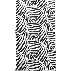 Plaj Havlusu Zebra Siyah 80 x 150 cm