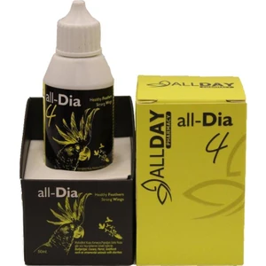 Allday All-Dia Kuşlar Için Demir Çinko Mineral Katkısı 50 ml