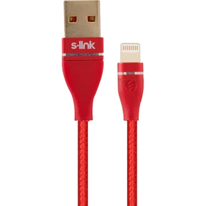 Swapp SW-C640 1 mt 3A Lightning Kırmızı Şarj Kablosu