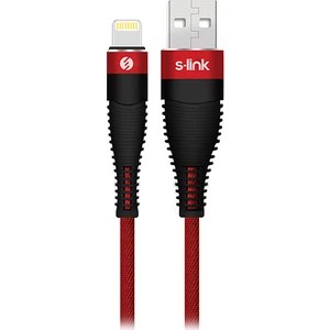 Swapp SW-C685 1.2 mt 3A Lightning Kırmızı Şarj Kablosu