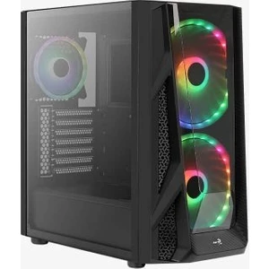 Aero Cool NightHawk Duo ARGB  2 x 20 cm  1 x 12 cm Fan Bilgisayar Kasa (AE-NGHTHWKD)