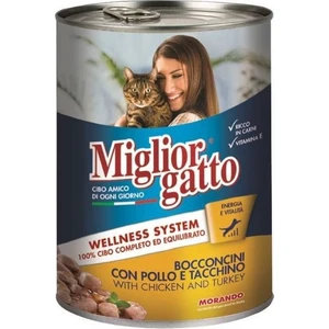 Gatto Tavuklu Hindili Kedi Konserve 405G 24 Adet