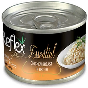 Refle x Plus Essential Tavuk Göğüslü 24 x 70 gr Kedi Konservesi