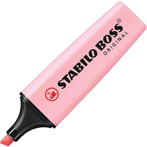 Boss Original Fosforlu Kalem Pastel 10'lu Pembe