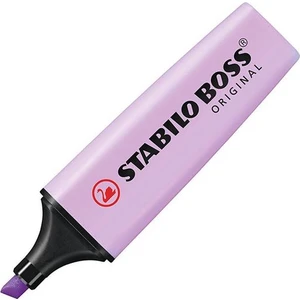 Boss Original Fosforlu Kalem Pastel 10'lu Lila