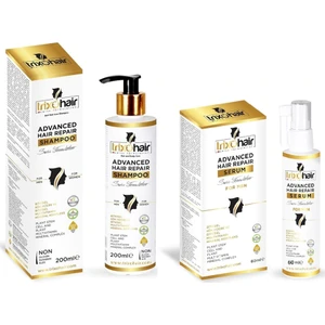 Saç Bakım Şampuanı ve Saç Serumu Erkekler İçin 200 ml + 60 ml