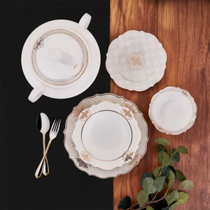 Eliza Collection 60 Parça Yuvarlak Yemek Takımı