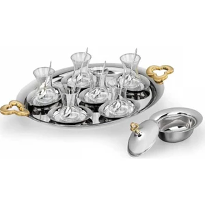 Çintemani Gold 39 Parça Çay Seti
