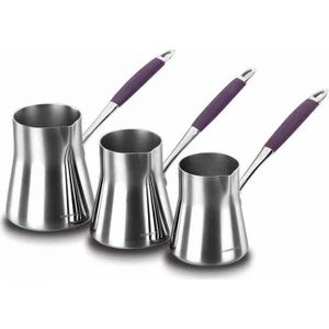 Flora Mor Cezve Takımı