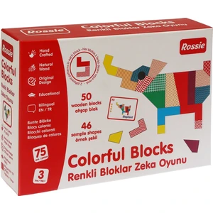 Renkli Ahşap Bloklar Zeka Oyunu