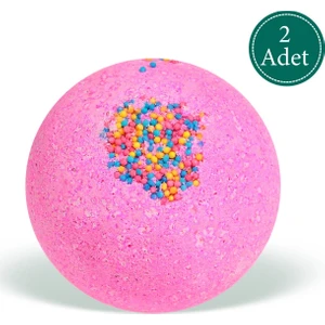 sudsenjoyoil Banyo Topu Doğal Pembe Düşler El Yapımı Banyo Bombası 100 gr x 2 Adet
