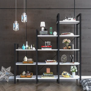 Wood House Kardelen Merdiven Kitaplık  Beyaz