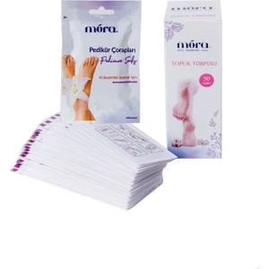 Kullan At Topuk Törpüsü 50 Adet + Pedikür Çorabı