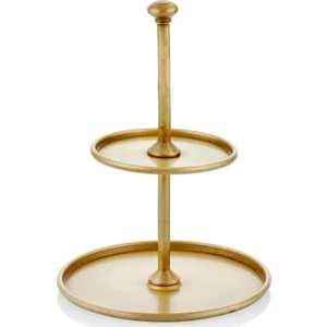 The Mia SNM0188 Iki Katlı Pasta Kek Servisi Gold