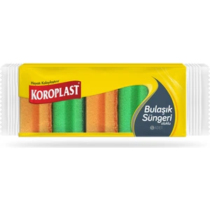 Oluklu Bulaşık Süngeri 5'Li