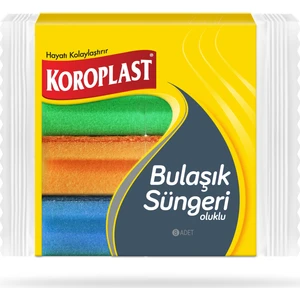 Oluklu Bulaşık Süngeri 8'Li