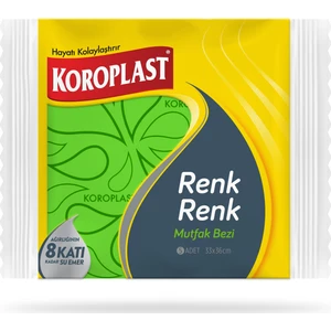 Renk Renk Mutfak Bezi 5'li