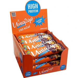 UNIQ2GO Choco Light Midi 16'lı Kutu %100 Naturel Portakal Aromalı Proteinli Bar 40 gr