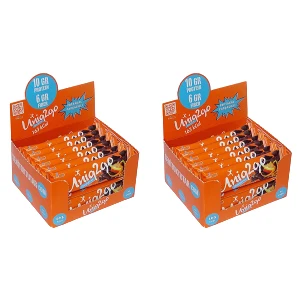 UNIQ2GO Chocolight Portakal Parçacık'lı Bar 16''lı 2 Kutu (32 Adet)