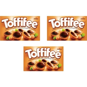 Toffifee Fındıklı Karamelli Çikolata 125 gr 3'lü