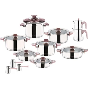 Flamingo Cam Ideal 22 Parça Tencere Seti Rose Gold