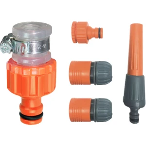 Bahçe Hortumu Оtomotik Ayarlı Lans 5’li Set 1/2 Inç Gri