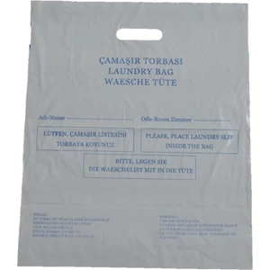 Çamaşır Torbası Otel Tipi Kuru Temizleme Torbası - 500 Adet