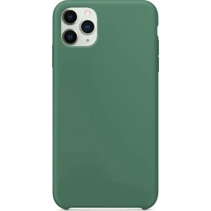 Apple iPhone 11 Pro Max Kılıf Liquid Lansman Silikon Yeşil