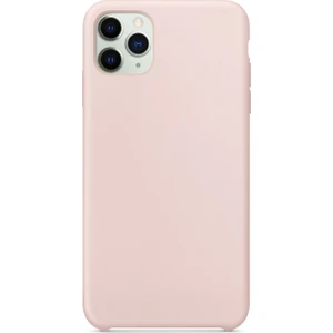Apple iPhone 11 Pro Max Kılıf Liquid Lansman Silikon Pembe