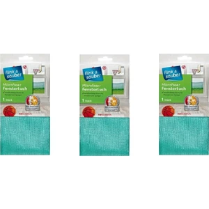 Flink & Sauber Mikrofiber Cam Bezi 3'lü - 40 x 40 cm