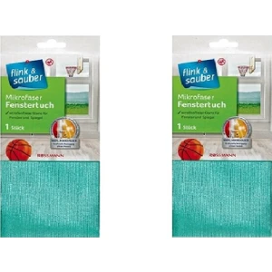 Flink & Sauber Mikrofiber Cam Bezi 2'li - 40 x 40 cm