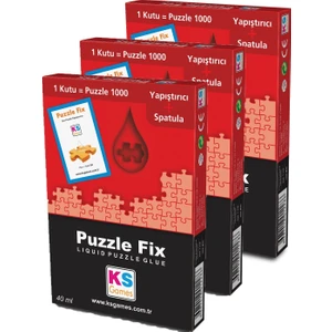 KS Games Puzzle Fix Puzzle Yapıştırıcı 45 ml x 3'lü 135 ml