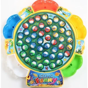 Balık Tutma Oyunu Jumbo Boy 45 Balık (Işıklı) + Sticcer