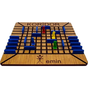 Emin İş Eğitimi Emin İş Eğitim Koridor Ahşap Zeka Strateji Kutu Oyunu