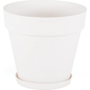 Dekoratif Yalı Saksı Beyaz 16 cm 2'li