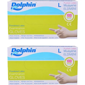 Pudralı Eldiven L 100'LÜ 2'li
