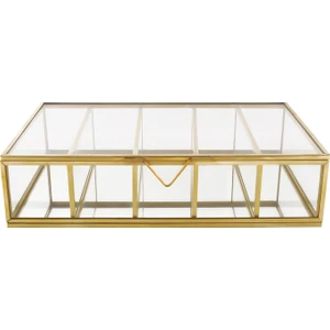 Essa Design Cam Gold Takı Nişan Aksesuar Kutusu