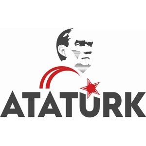 Sticker Atölyesi Atatürk Şeffaf Sticker - 11012 Renkli 9 x 14 cm