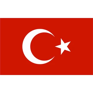 Sticker Atölyesi Türk Bayrağı Sticker - 18002 Kırmızı 15 x 9 cm