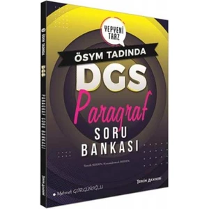 Tercih Akademi Dgs Paragraf Soru Bankası - Mehmet Görgünoğlu
