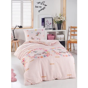 Enlora Home Junior Nevresim Seti Tek Kişilik Unicornlar Pembe