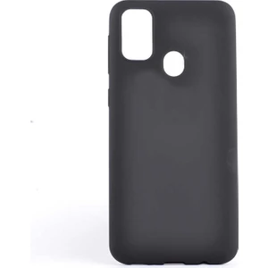 Tekno Grup Samsung Galaxy M31 Kılıf Mat Premium Silikon Kılıf Siyah