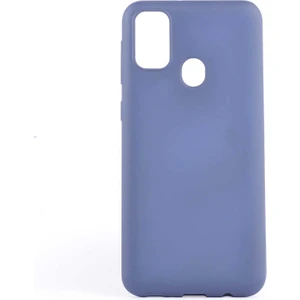 Tekno Grup Samsung Galaxy M31 Kılıf Mat Premium Silikon Kılıf + Cam Ekran Koruyucu Lacivert