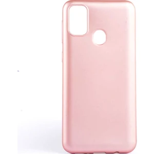 Tekno Grup Samsung Galaxy M31 Kılıf Mat Premium Silikon Kılıf + Cam Ekran Koruyucu Rose