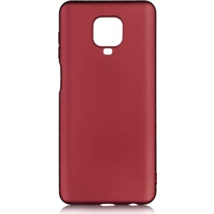 Tekno Grup Xiaomi Redmi Note 9s Kılıf Mat Premium Silikon Kılıf Bordo
